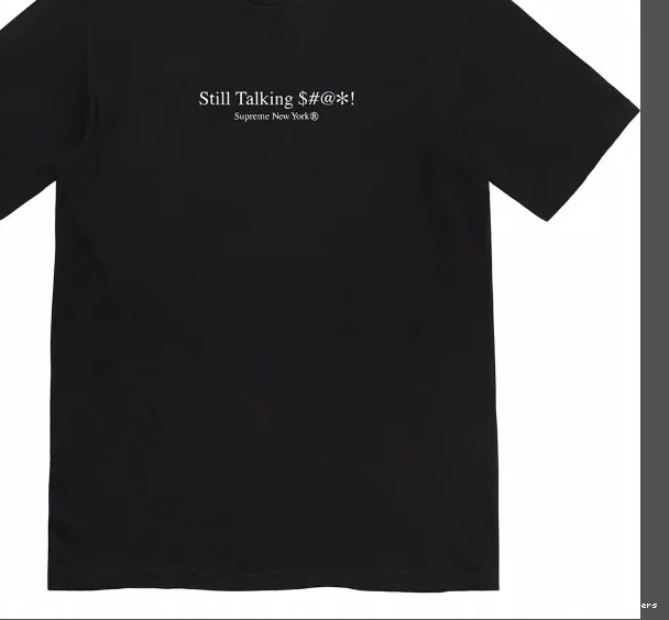Sleeve Tee S Talking White Short Back and L XL Letter Black Logo M Still 22SS 0810